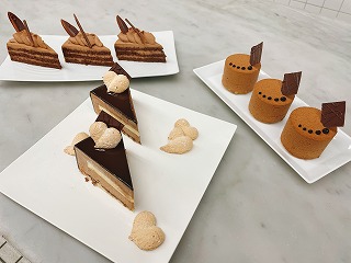 ２種類のチョコレートケーキ